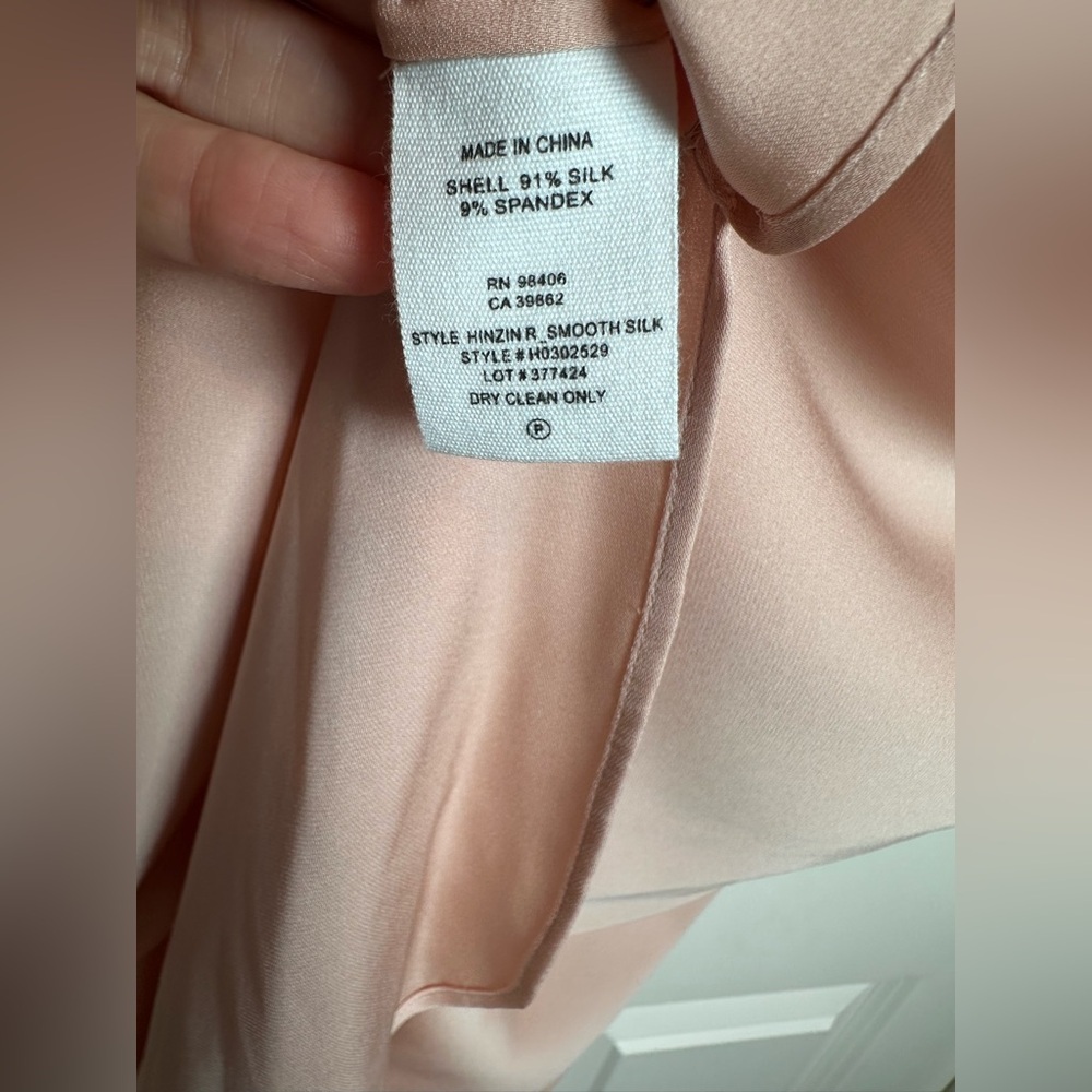 Theory Women's Blush Button-Down Blouse - Picture 5 of 5